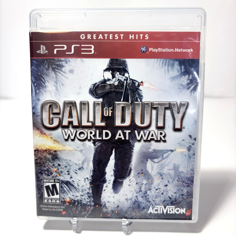 Call of Duty World at War Playstation 3 PS3 Complete CIB Greatest Hits Tested