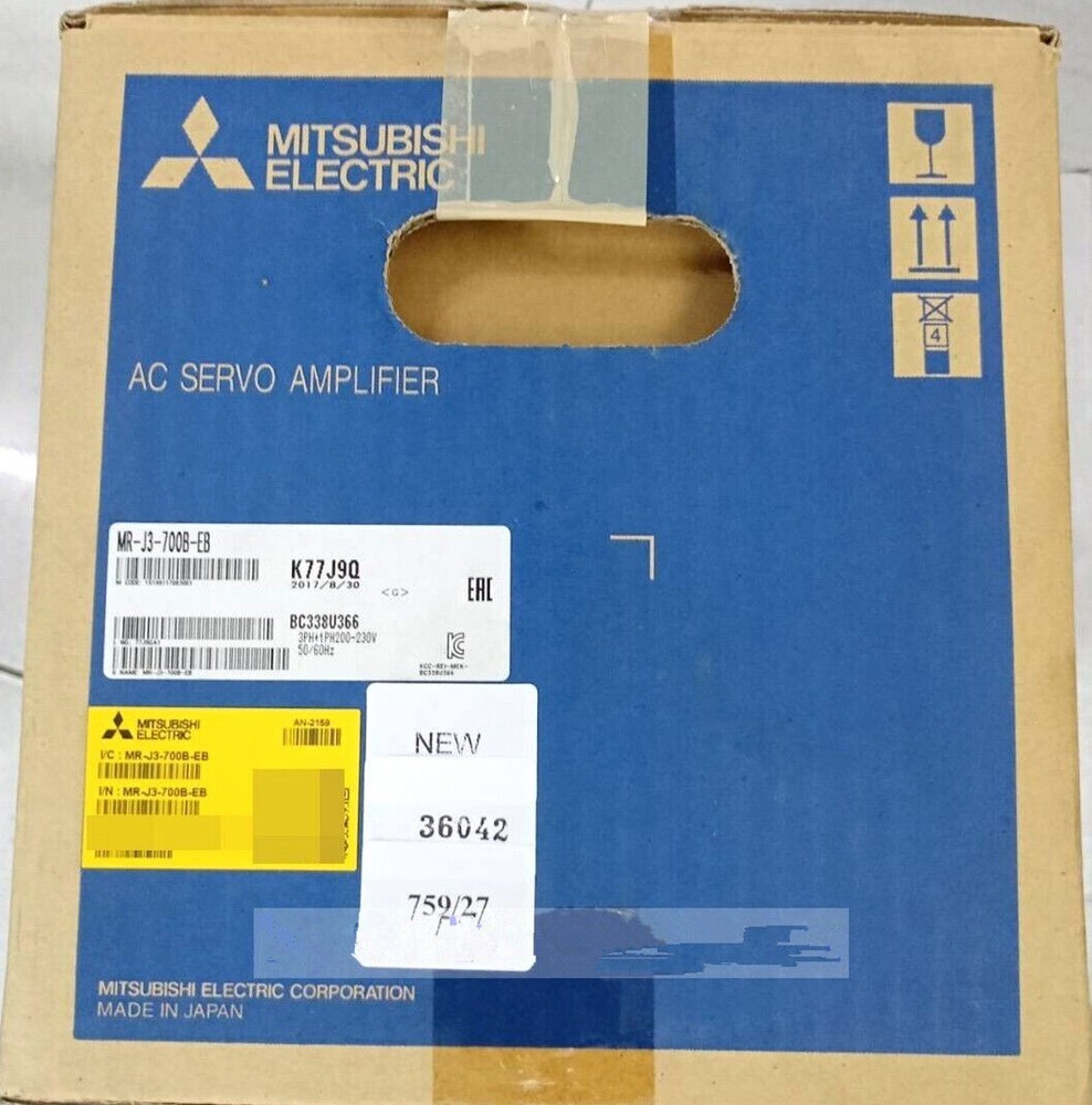 MR-J3-700B-EB 1PCS NEW MITSUBISHI AC SERVO DRIVE MR-J3-700B-EB