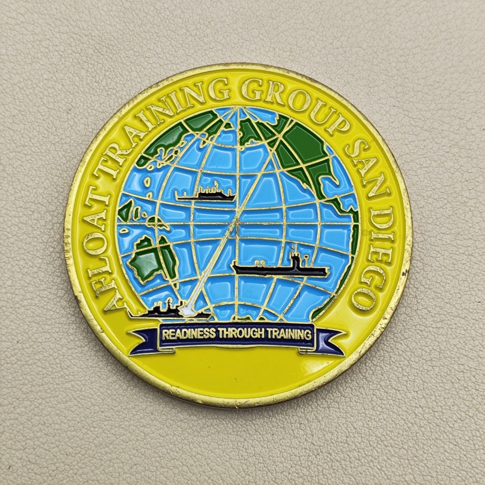US Navy Afloat Training Group San Diego Challenge Coin