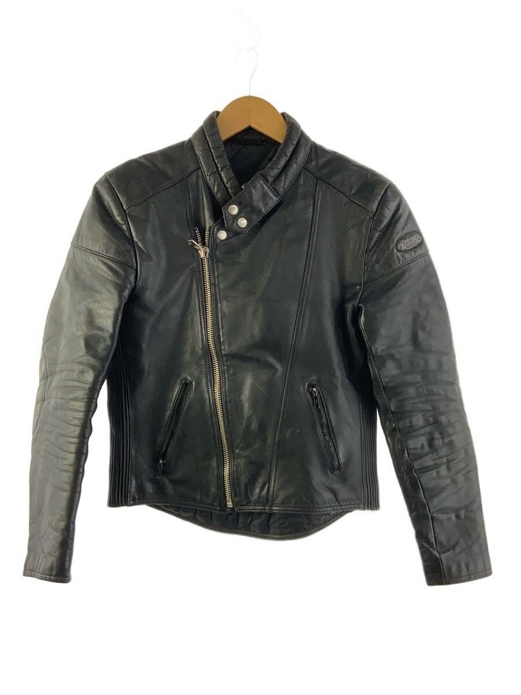 Leather Jacket Blouson/-/Leather/Blk 3504