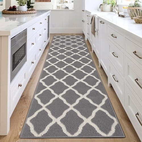 Runner Rug 2'x8' Washable Extra Long Entryway Runner Rugs Non Slip Rubber