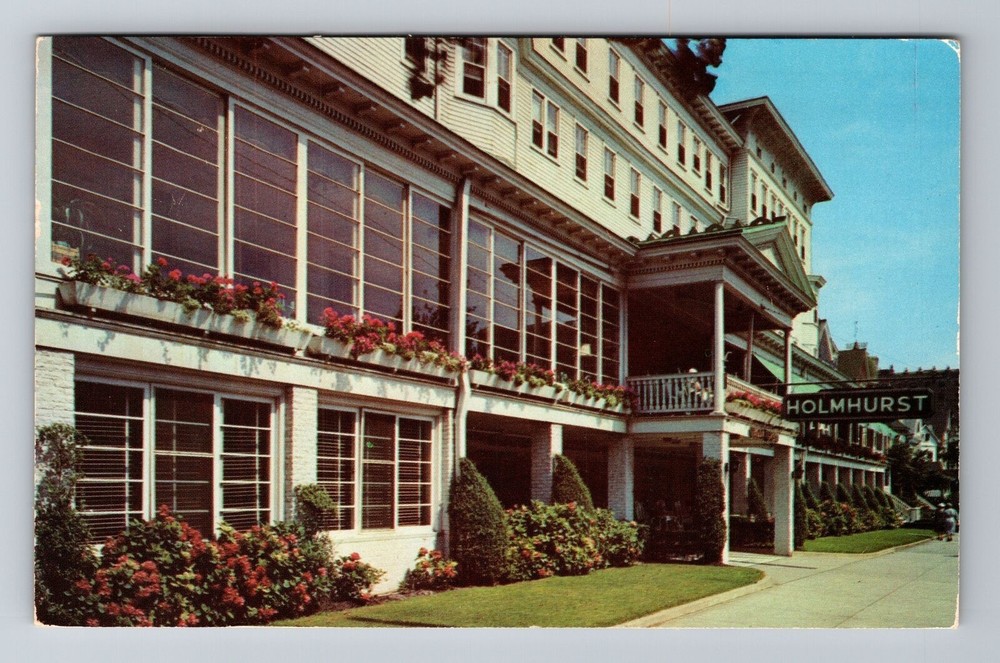 Atlantic City NJ-New Jersey Holmhurst Hotel, Antique, c1954 Vintage Postcard