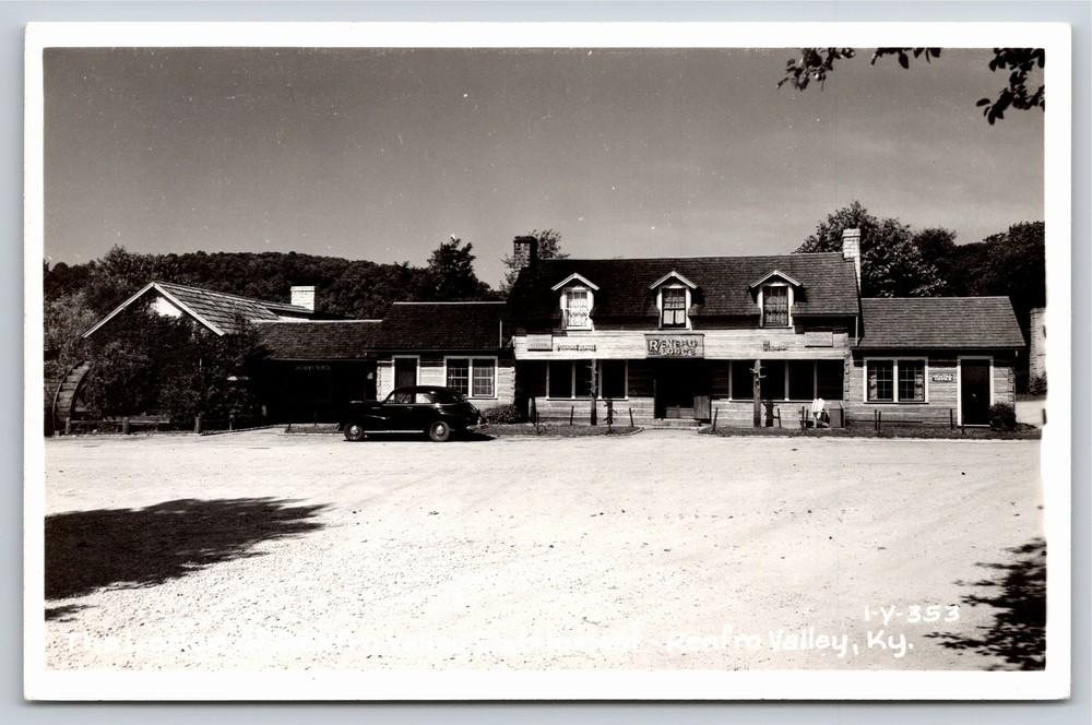 RPPC~Renfro Valley Lodge Kentucky~Real Photo Postcard