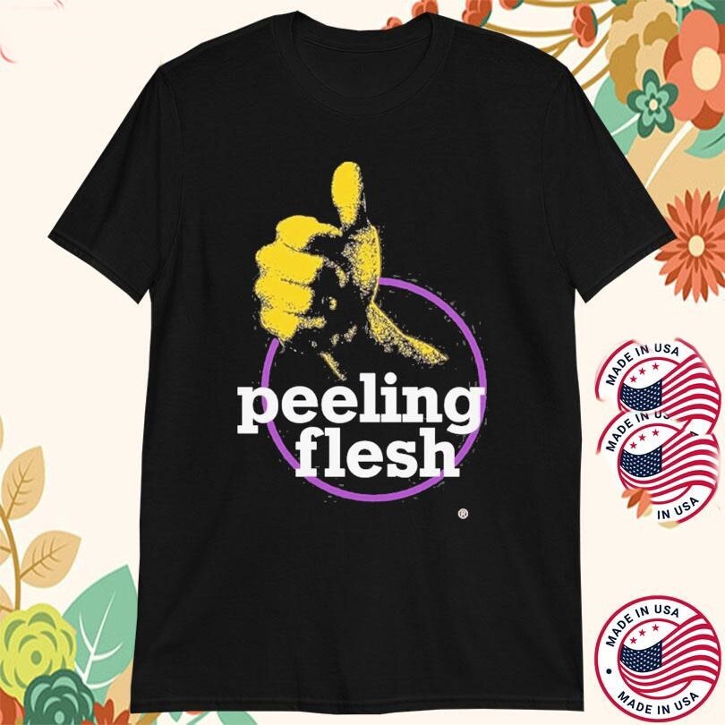 NEW HOT PeelingFlesh Black T-shirts Black Cotton All size S to 345XL HRN37