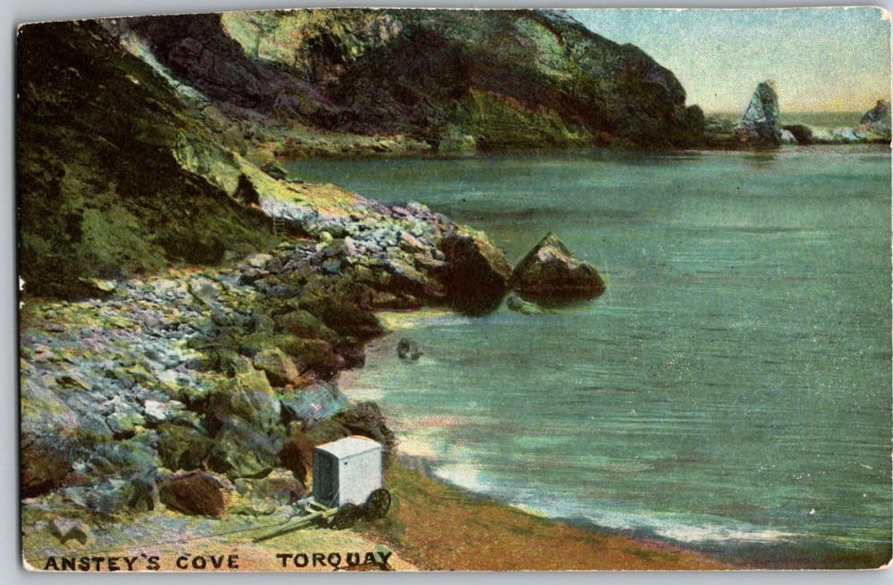 England UK Anstey's Cove Torquay Devon M Ettlinger & Co Postcard