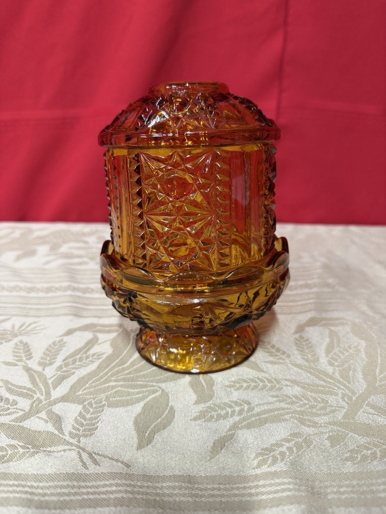 Vintage Amber Indiana Glass 