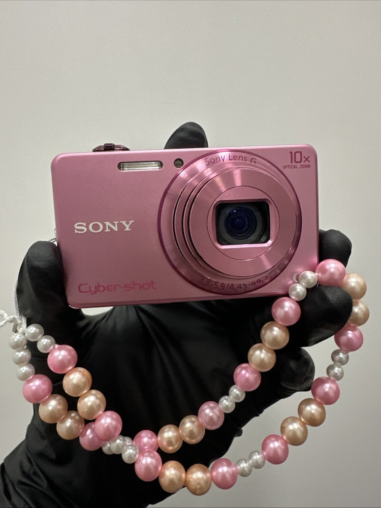 SONY Cyber-shot DSC-WX200 18.2 MP 10x Zoom Digital Camera-Pink Fab Condition
