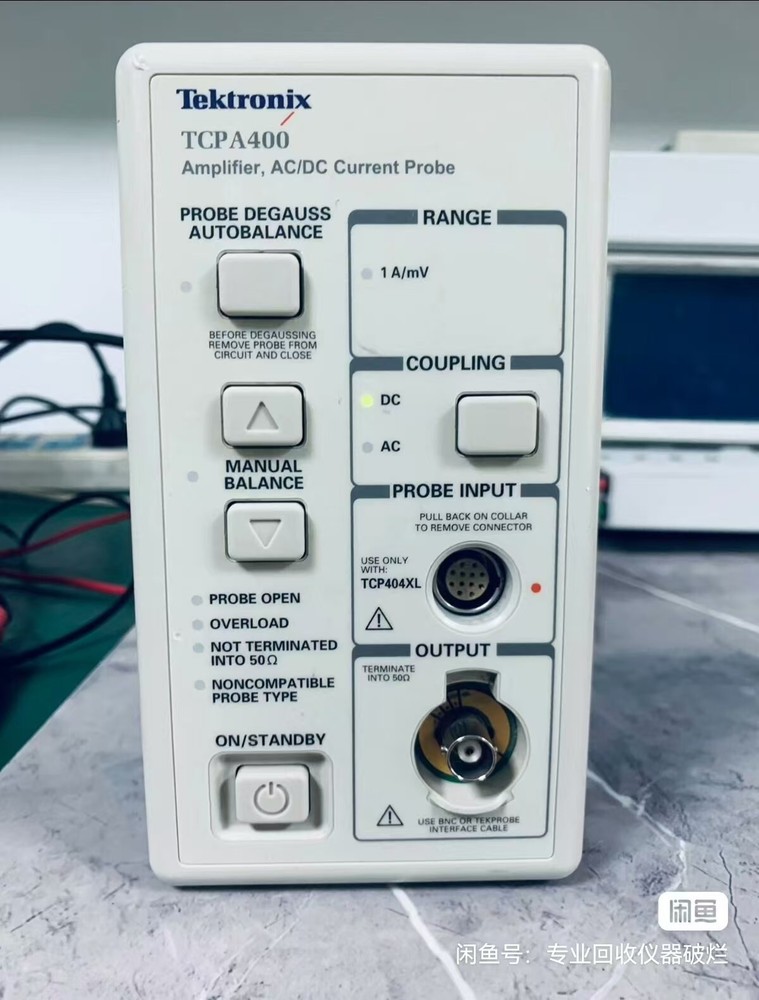 1pc used working Tektronix TCPA400  via FedEx or DHL