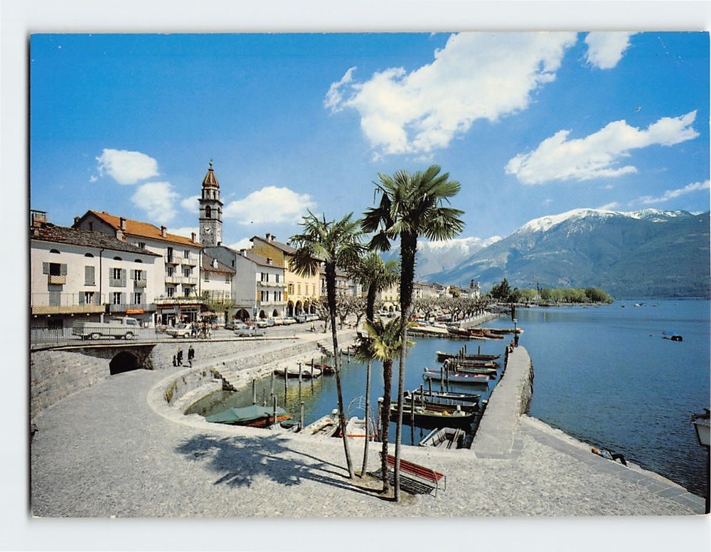 Postcard Lago Maggiore Ascona Switzerland