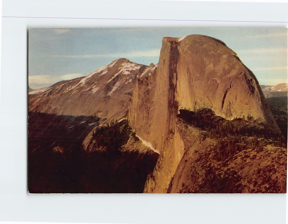 Postcard Half Dome from Glacier Point Yosemite National Park California USA
