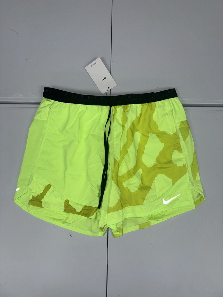 Nike Running Division Flex Stride 5” 2-in-1 Shorts Green DQ4761-358 Men’s Size L