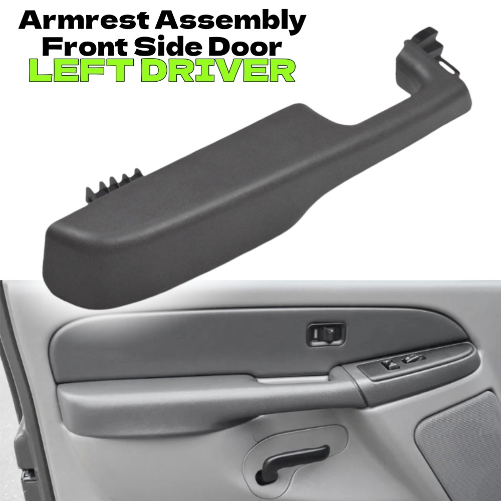 Front Left Side Door Armrest for 1999- 2006 Chevy Suburban Tahoe Yukon Escalade