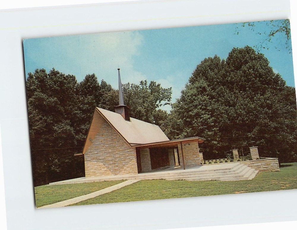 Postcard All Faith Prayer Chapel Jackson's Mill Weston West Virginia USA