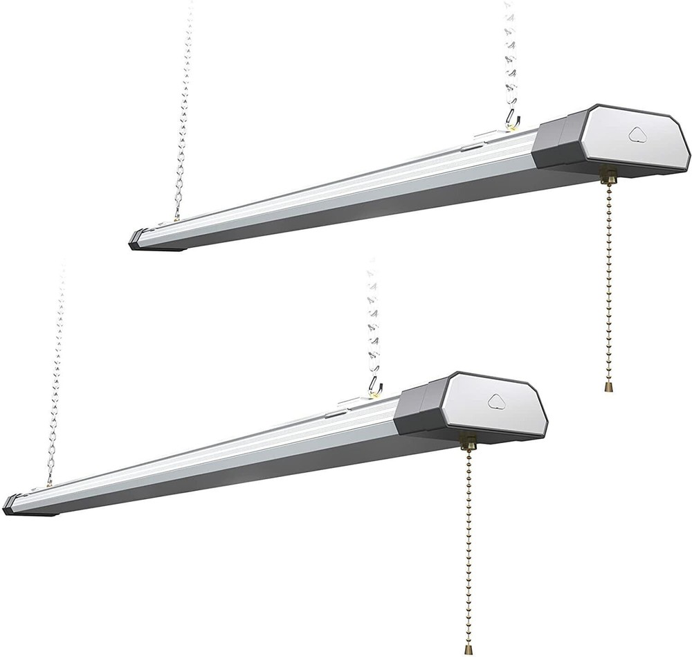 2 Pack LED Shop Light 100W For Office Workshop Warehouse Lights Super Bright
