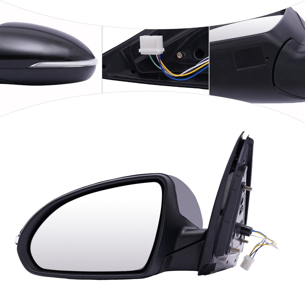 Left Side View Door Mirror Turn Signal Paint to Match LH for 2016-18 Kia Optima