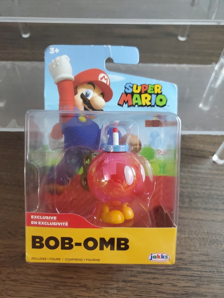Super Mario Bob-Omb Exclusive Collectible Figure Nintendo Jakks Pacific 2019 New