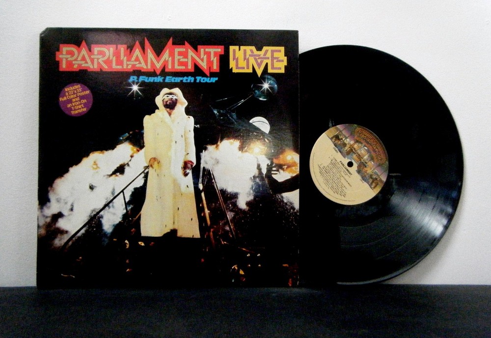 PARLIAMENT  Dbl LP P-Funk Earth Tour Live 1977  Casablanca  vinyl