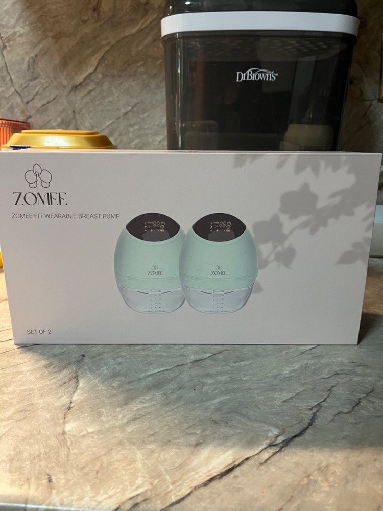 Zomee Hands-Free Wearable Breast Pump for Comfortable On-the-Go Use