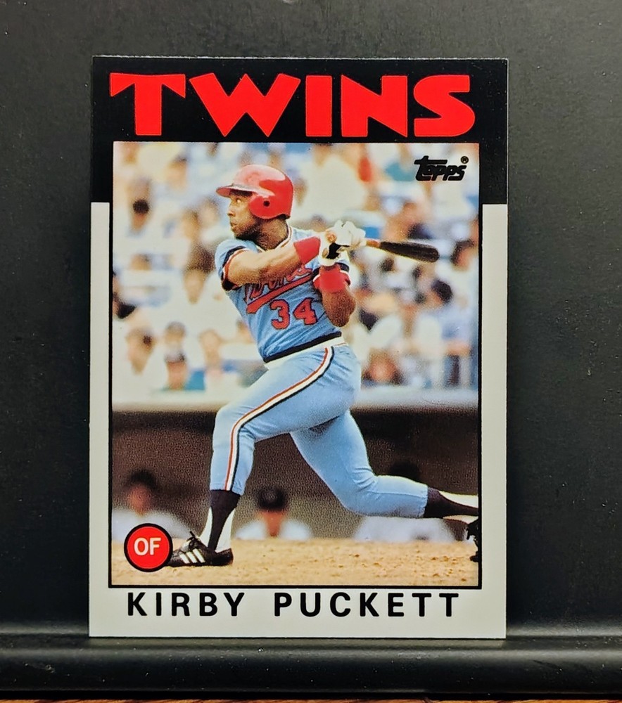 1986 Topps Tiffany- Kirby Puckett #329 Collector's Edition
