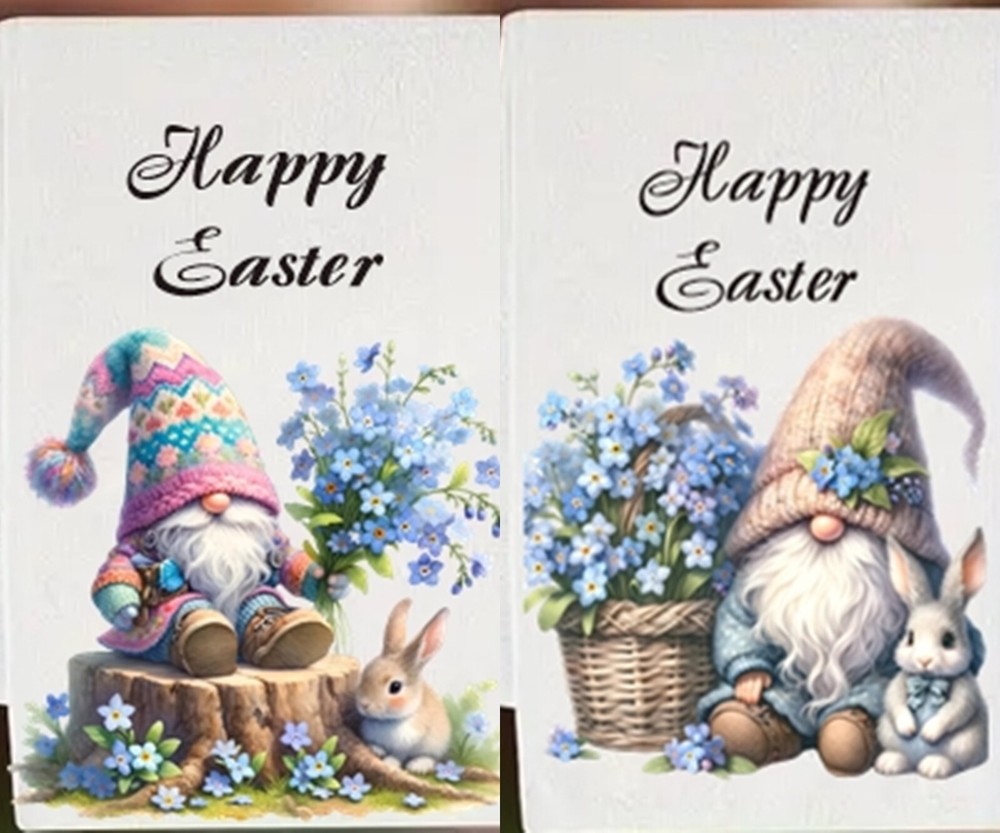 Happy Easter Kitchen Towels 16