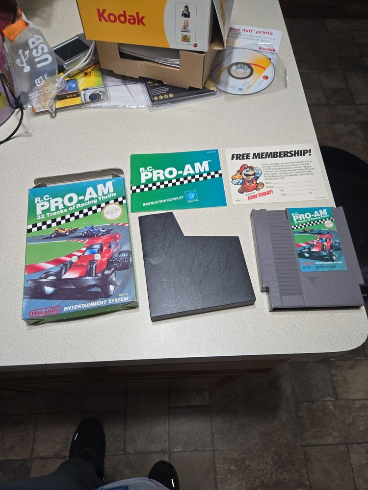 R.C. Pro-Am Complete in Box Nintendo NES CIB