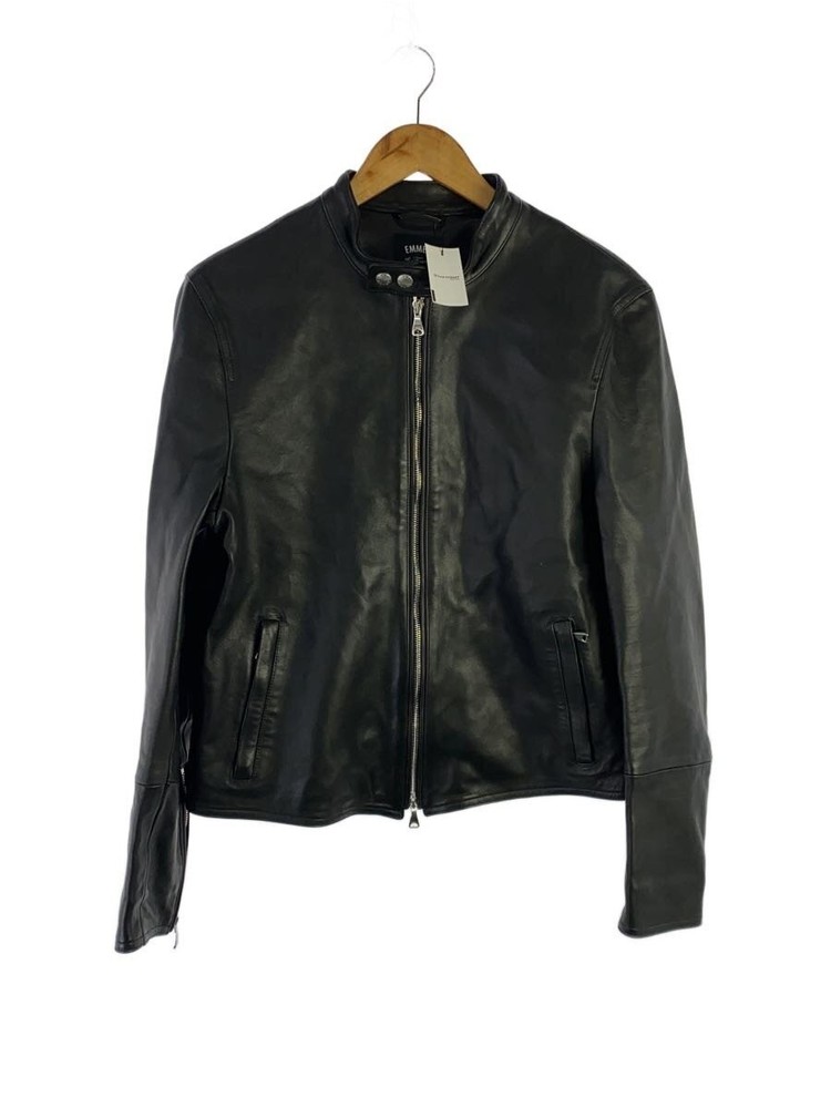 Emmeti Single Riders Jacket/50/Sheepskin/Blk/Plain/Giappone-078// 3483