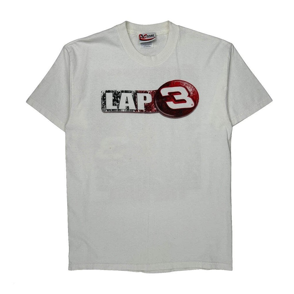 Dale Earnhardt Chase Authentics Nascar T-Shirt - Medium White Cotton
