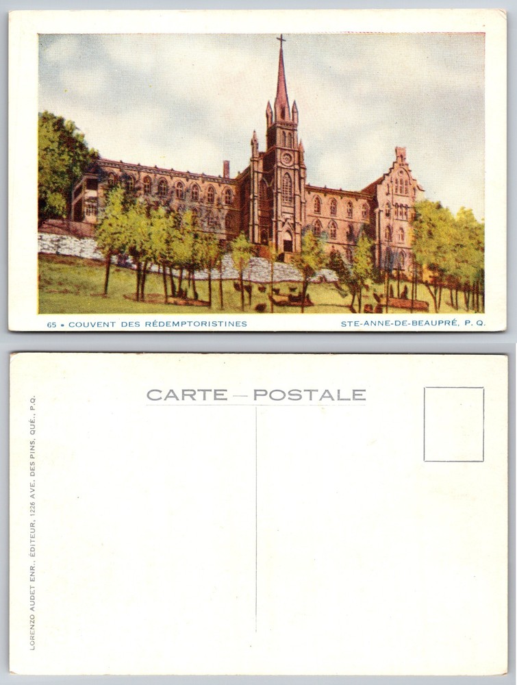 Couvent Des Redemptoristines SteAnneDeBeaupre Canada Postcard