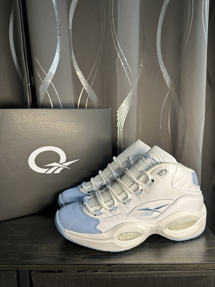 Reebok Question Mid Allen Iverson Denver Nuggets White Blue GW8854 Men's
