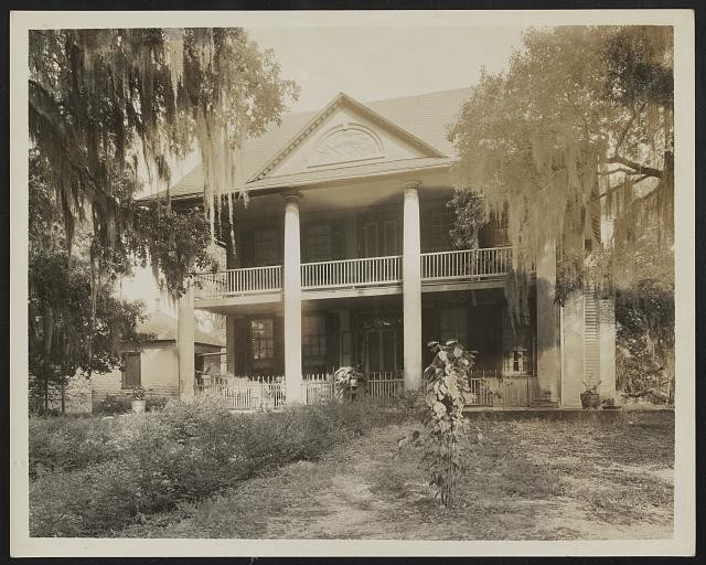 Natchez Mississippi 1938 Unidentified House Southern Plantation Home Mansion