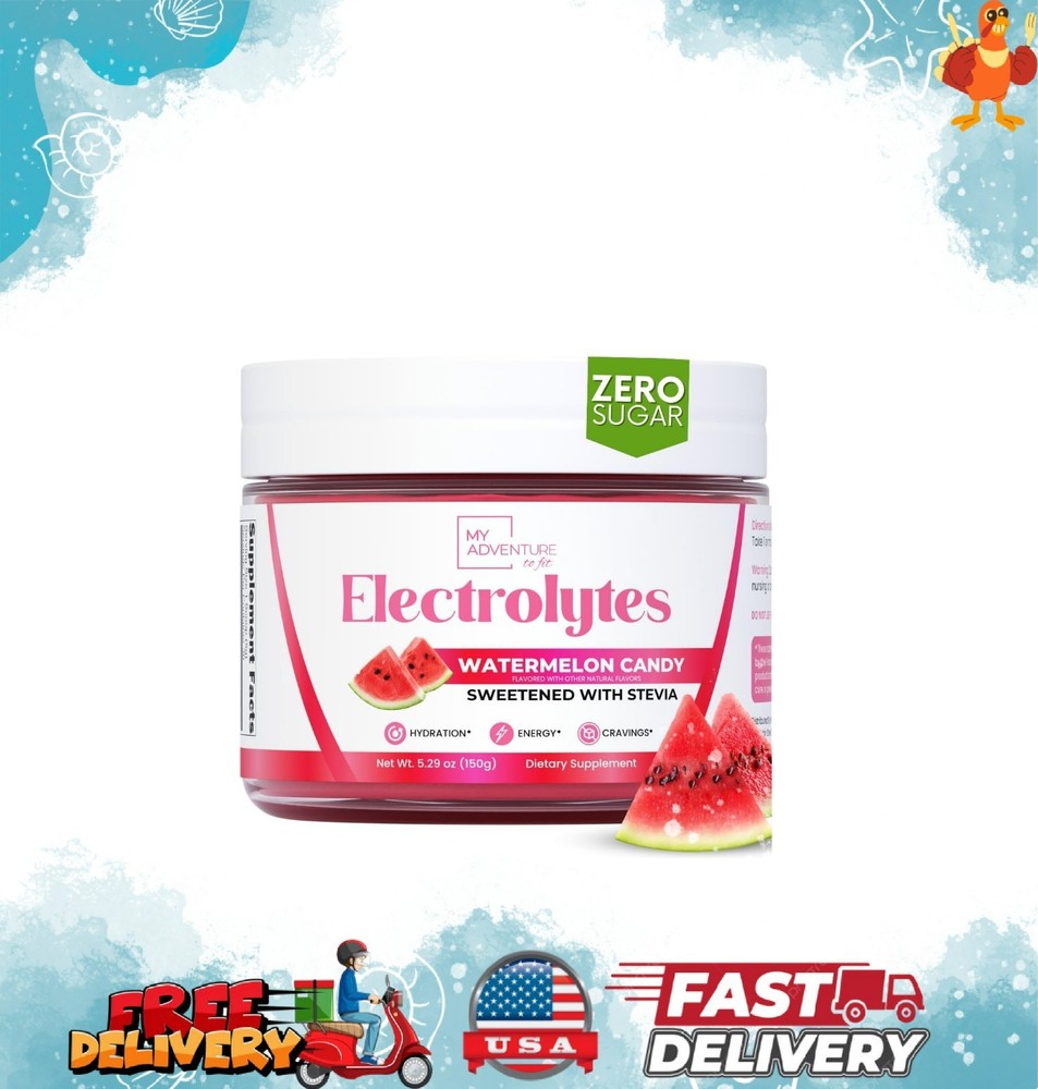 Zero Sugar Watermelon Candy Electrolyte Powder for Refreshing Hydration