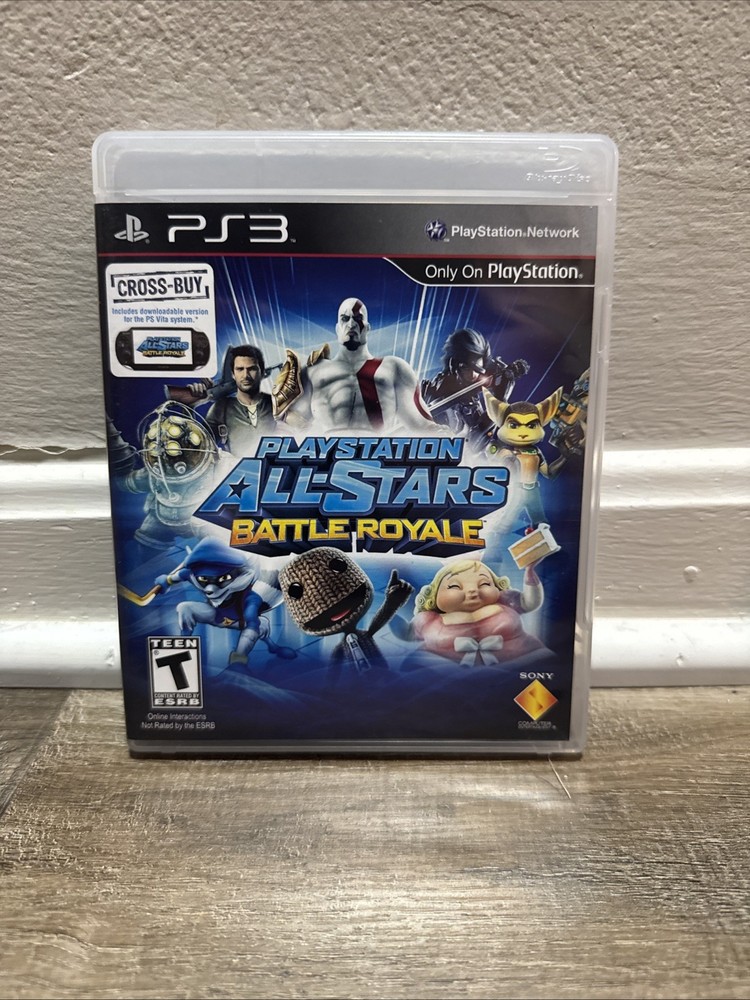 PlayStation All-Stars Battle Royale PS3 Sony PlayStation 3 Game Tested Working