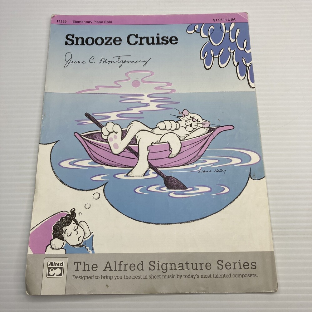 Snooze Cruise Alfred Signature Series Music Sheet Elementary Piano Solo