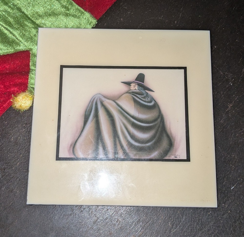 Robert RedBird “The Rosebud Singer” Art  Decorative Ceramic Tile