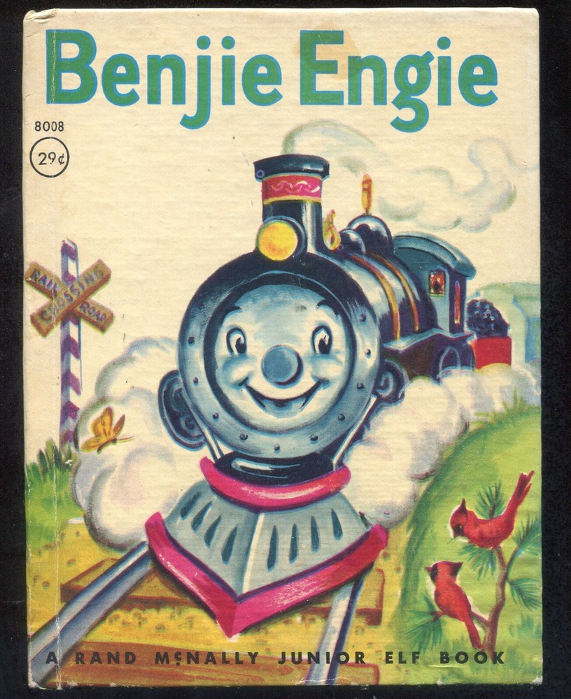 Vintage Rand McNally Junior Elf book Benjie Engie/Louise Lawrence Devine 1950