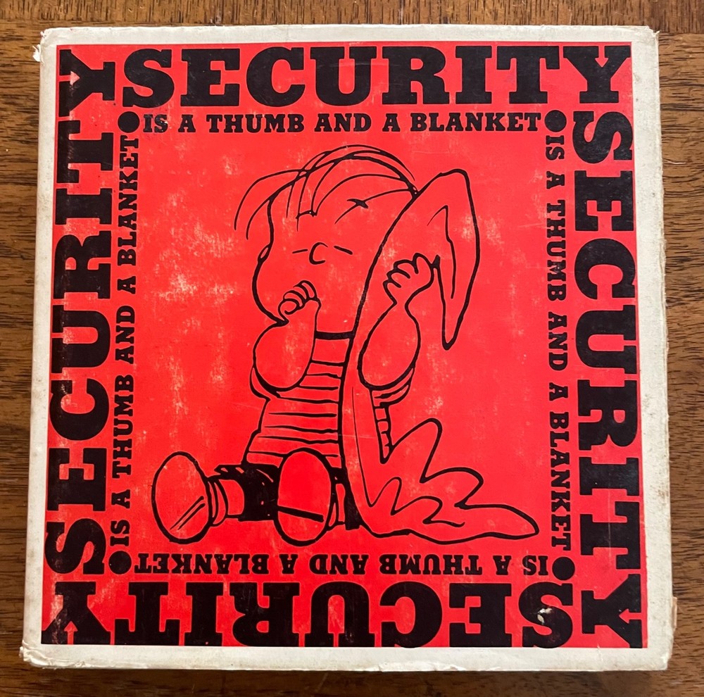 Security is a Thumb and a Blanket -first edition HC. Peanuts. Charles M. Schultz