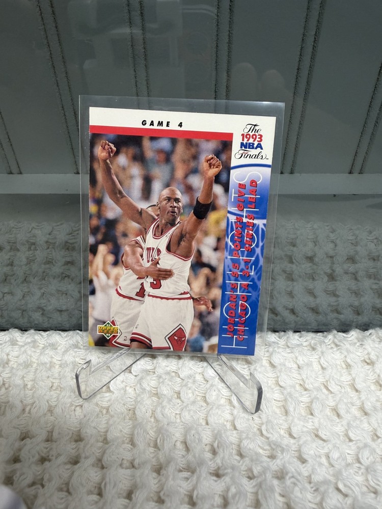 1993-94 Upper Deck NBA Finals Highlights Game 4 Michael Jordan #201 Bulls