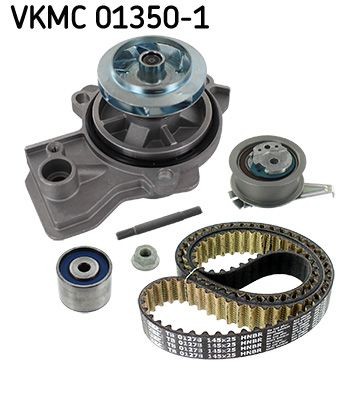 Cooling Water Pump & Timing Belt Kit SKF VKMC 01350-1 Fits Audi Skoda A1 Fabia