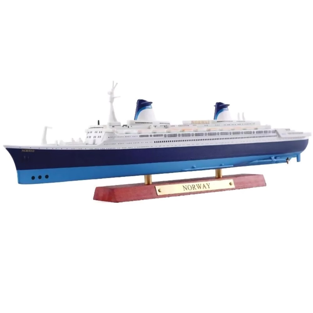 25.5cm Alloy RMS Norway 1/1250 Scale Cruise Ship Collectible Model Toy