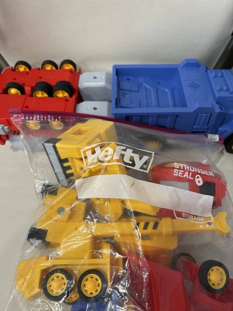 LED-Powered Transformer Truck Toy for Kids