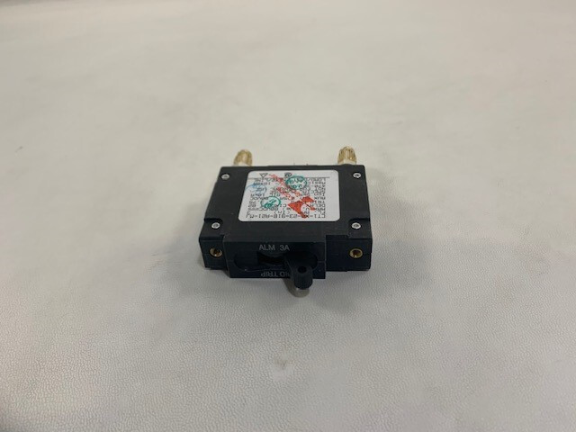 Alpha 470-301-10 Breaker Black Handle 3 Amp Bullet 2 Pin w/Strap