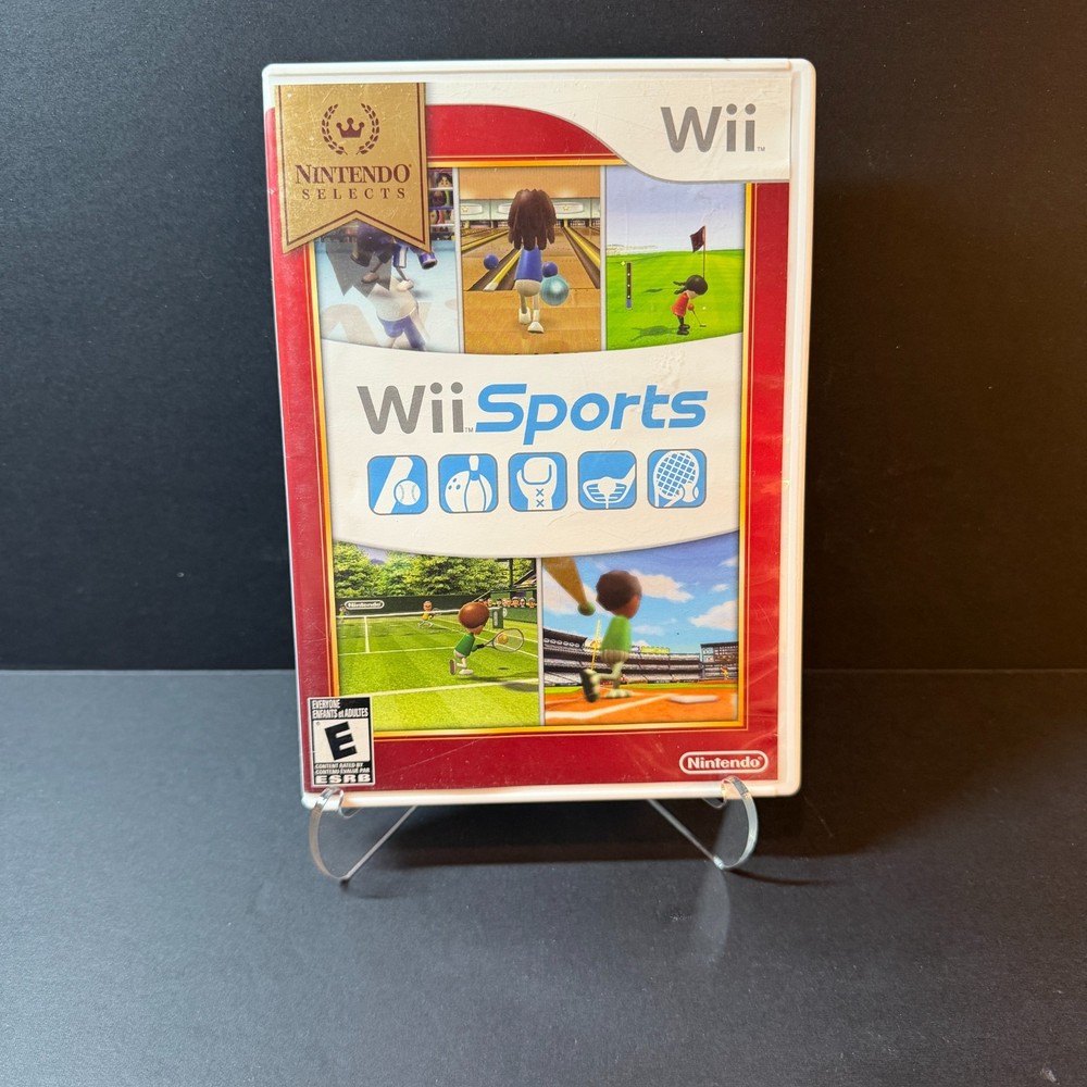 Wii Sports Nintendo Selects Complete w/ Manual CIB Tested!