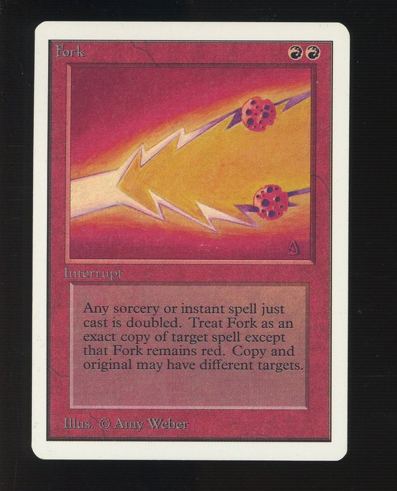 1993 MTG Magic The Gathering Unlimited Edition ForkPROBSTEIN is actively accepting consignments !!