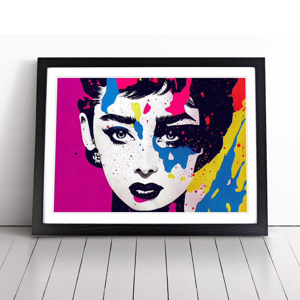 The Painted Woman Vol.1 Abstract Wall Art Print Framed Canvas Picture Poster