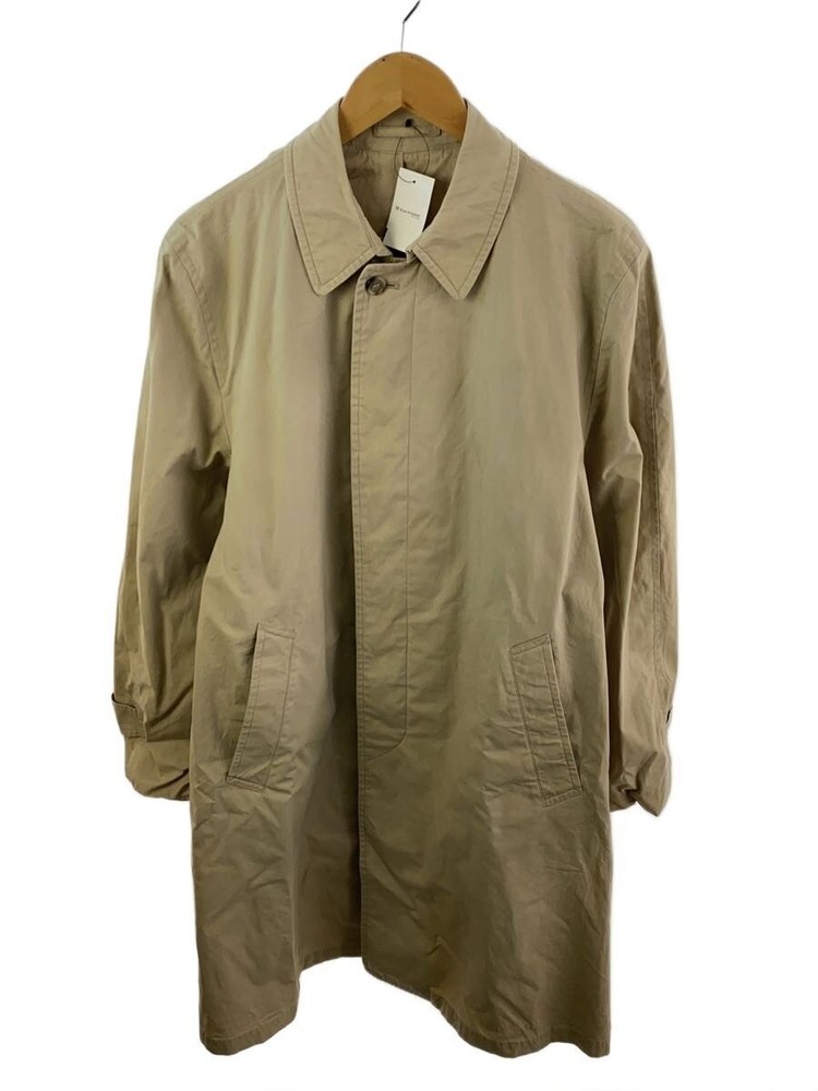London Fog Stainless Steel Collar Coat/70S/42/Polyester/Crm/Plain 1599