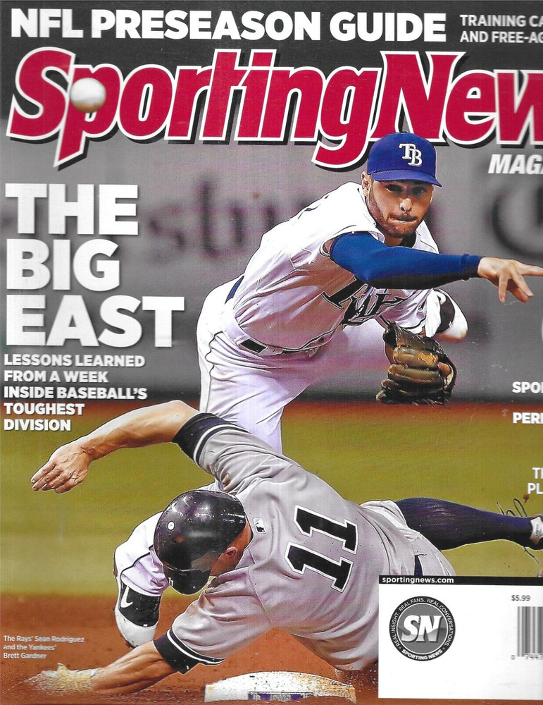 Sporting News Magazine Baseball American League East NFL Preseason Guide 2011