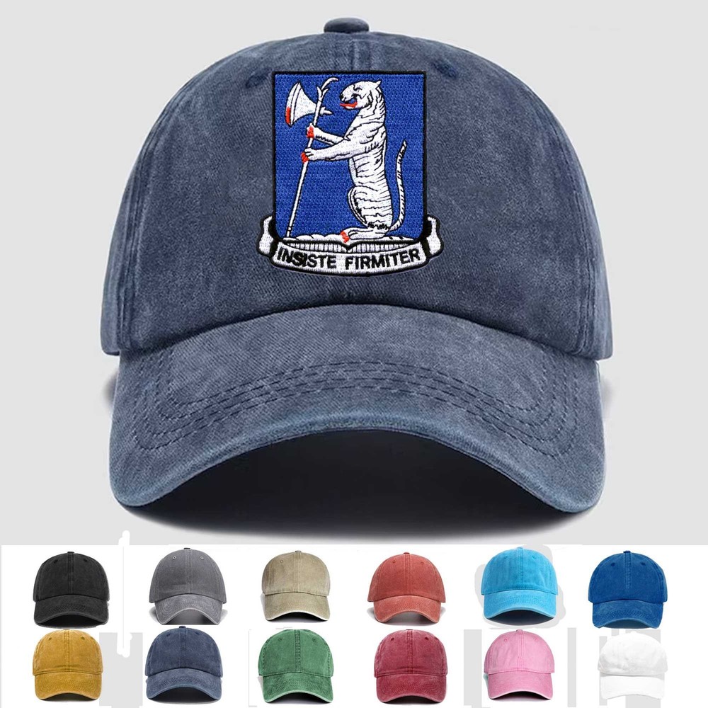 Custom Embroidered Hat 77th Army Tank Battalion, Veteran Cap, Trucker Hat, Gift