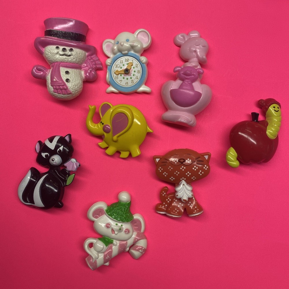 Vintage Avon Fragrance Glace Pins Lot Of 8
