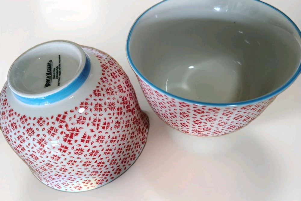 World Market Rice, Cereal , Noodle Bowls 5 1/2