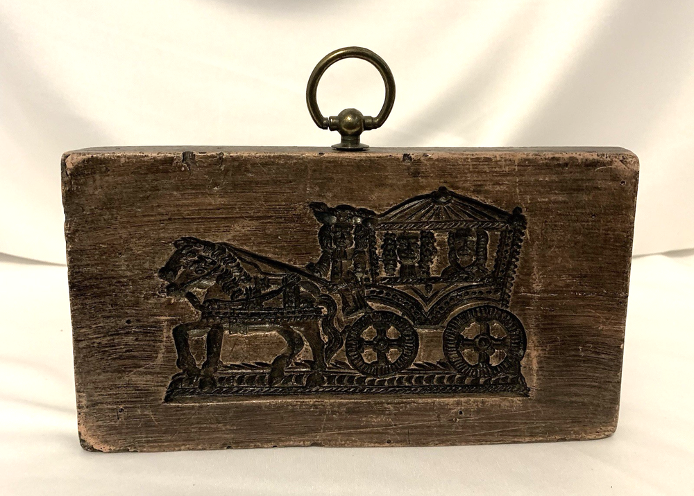 Vintage Laxa Family Mold Horse Carriage Wall Decor Cookie Hanger